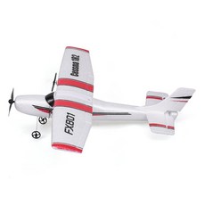 Zhijing FX801 비행기 Cessna 182 DIY RC 2.4GHz 아이들을위한 고정 날개 항공기 (흰색), 하얀색, 1개