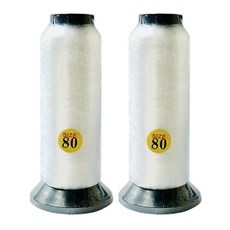 국산 나일론 투명실 미싱실, 2개, 80호