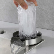 고압 컵 세척기 강력 싱크대 텀블러 자동 컵 세척기 주방 간편 유리 씽크대 업소용 건조대 맥주 음료 워셔