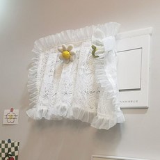 가림천 가리개커튼 레이스 두꺼비집 가림막 장식 가리개 30x30cm onl+705JG