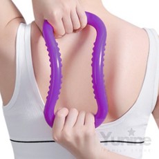 공템 하드형 미니 요가링 퍼플 필라테스 마사지링 마사지, 1개