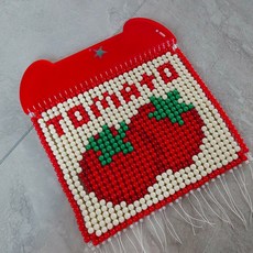 토마토비즈발만들기 DIY 키트 비즈봉포함 취미, 완성 된 제품
