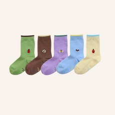 럭키컬렉터 앵클 양말 5팩