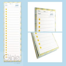 체크리스트 메모지 체크리스트보드 체크리스트노트 투두리스트, 분홍