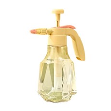 氣壓式噴霧瓶 家用澆花灑水壺, 黃色1.5L 管內有測試殘水，介意慎拍, 1個