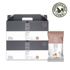 [산과들에] 오직견과 하루견과류 순수누리 20봉+20봉 선물세트, 1세트