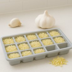 패피랑 국산 마늘칸칸이 냉동칸칸이보관용기 대 소 비스페놀A 프리 2개, 회색그레이