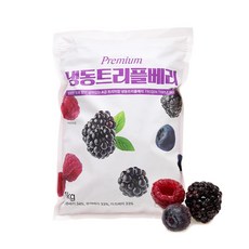 [지퍼백] 무첨가 100% 트리플베리 칠레산, 1개, 1kg