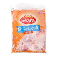씨에라 냉동정육 닭다리살 순살 닭다리 2kg, 1개