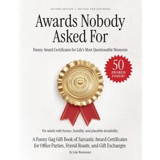 (英文圖書)Awards Nobody Asked For - Funny Award Certificates for Life's Most Questionable... 平裝版, Independently Published, 英文