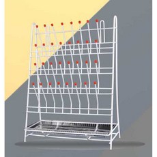 테이블 초자건조대 비커 실험실 건조대 시약 탁상, 32칸