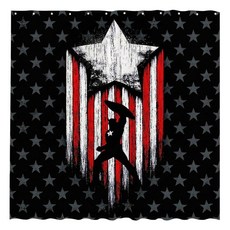 FunnyTREE 트리 CAP 모자tain SHIELD 쉴드 Shower Curtain 72\"x72\" (Hooks Not Included) - EASY 이지 CARE 케어 WA