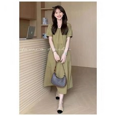 2025 여름 임산부 롱 드레스 루즈핏 태교여행룩 대형사이즈 편한 임부복 패션