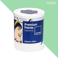 노루페인트 팬톤 실외 벽면 저광 페인트, 13-0117 GreenAsh, 1L, 1개