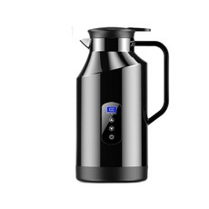 차량용 전기포트 급속 보온 텀블러 온수 차박 무광블랙 온수기 트럭 업그레이드 화물차 전기, 1100ml 24v호환