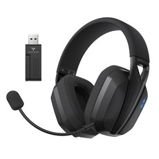 벤트론스 무선 게이밍 헤드셋 2.4G C타입 7.1가상채널 PC PS 게임 블루투스, 블랙, CT780 LITE