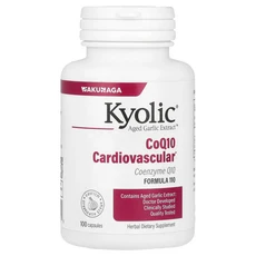 Kyolic Aged Garlic Extract CoQ10 포뮬라 110 캡슐 100정, KyolicAgedGarlicExtractCoQ10포뮬, 1개