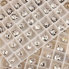 스와로브스키 네일스톤 1088 브이컷 원형, 1개, PP24 3mm 30개(003)