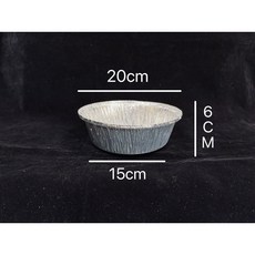 茉莉餐具 1388 圓形鋁箔 2入組 烤肉/野炊用, 1個, 1388圓形鋁箔2入組