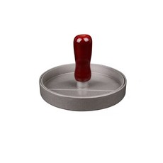 원형 버거 금형 프레스 스틱 고기 파이 기계 음식 키트 100 종이와 작은 도구, Burger Press Red