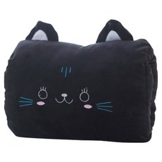 다다랜드 다용도팔쿨쿨낮잠베개, 고양이 블랙