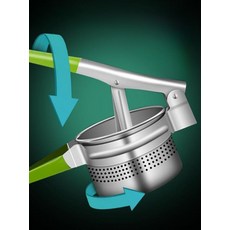 스텐 야채 채소 탈수기 오이지 짱아찌 만두 나물 음식 짜기, 대형-12CM-미끄럼방지손잡이주스, 1개