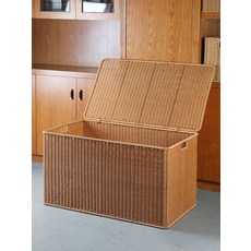 라탄 바구니 초대형 다용도 바스켓 깊은 왕골 수납함 정리 빨래, 67x45x46cm, 특대형