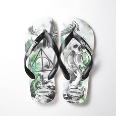 Havaianas 哈瓦仕 HARRY POTTER系列 人字拖, 白/黑,BRA37/38, 1個