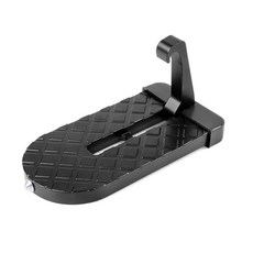 리빙코어 자동차 도어스탭 자량 보조 발판 루프탑 확장형 발받침대, 블랙, 1