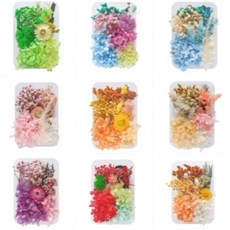 DIY永生花盒材料包 薰香蠟片裝飾 乾燥花禮盒 家居裝飾 拍照道具 永生花禮盒, 隨機出貨(不挑款)