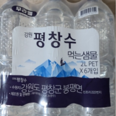 해태 강원 평창수 유/무라벨 랜덤, 2L