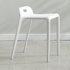 의자 체어 높은 욕실 대기 스태킹의자, I. 화이트 특대형 수출용 600매 변형없음