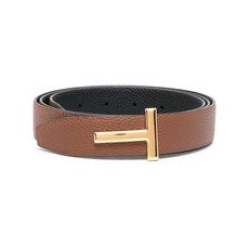 톰포드 T 그레이니 가죽 벨트