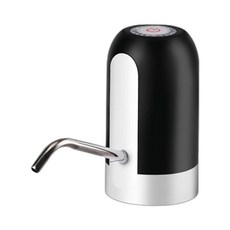 充電式電動抽水器 智能觸控 一鍵自動出水 USB充電 飲水機 抽水機, Branco + Preto, 1rpm, 1.5L,3.7L,10L,11.3L,15L,18.9L