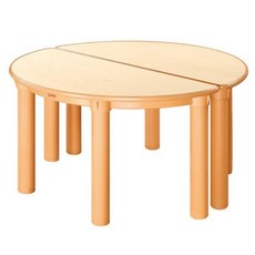 초등학교 방과후 모양만드는 사다리꼴책상1P 모델하우스 놀이방