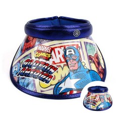 캡틴 코믹스 남아 키즈썬캡 블루 어린이썬캡