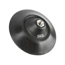 SGCB 15.2cm(6인치) RO 회전식 유연한 백킹 플레이트 후크 앤 루프 페이스 1.6cm(5/8인치) 스레드 PU 소프트 백킹 패드 샌딩 폴리싱 버핑 마감용 회전식