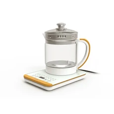 DIKE 料理養生壺HCE200 電煮壺 1.8L 多功能煮茶器 蒸蛋器 加厚玻璃 SGS認證, HCE200