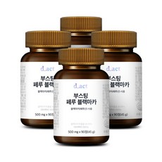 디액트 부스팅 페루 블랙마카, 90정, 4개