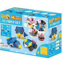 LaQ LAQ巨拼35(35pcs 8pcs) 日本製造立體3D拼接積木/益智玩具/台灣獨家, 多色, 35