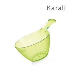 릿첼 리첼 카라리 목욕바가지(소) 올리브그린, 카라리 목욕바가지-올리브그린, 1개
