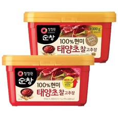 청정원 순창 100% 현미 태양초 찰 고추장 2kg(1700g+300g) 1개, 2kg