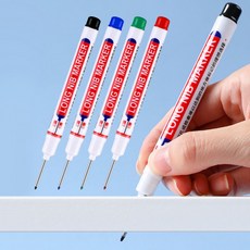 작업용 마킹펜 목공펜 4색컬러 마커펜(20mm), 레드(b)