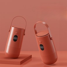 미니 건조기 휴대용 소형 스마트 온도조절 여행용 살균기, 화이트, 단일 모델