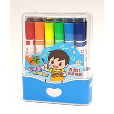 成功牌 No.1263 12色可水洗印章彩色筆, 1個, 藍色