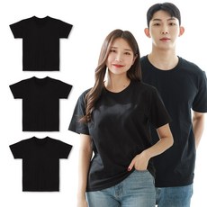 예스플러스 국내산 베이직 반팔면티 3P