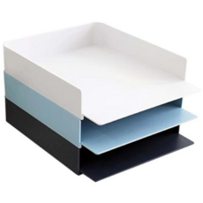 데코 트레이 1단(43100)/책상 정리 보관 서류받침, 데코1단-민트