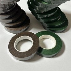 꽃꽂이 플로랄테이프 30YD 모루꽃다발 만들기 재료 꽃테이프 공예용 부자재, 나뭇가지색 15YD, 1개