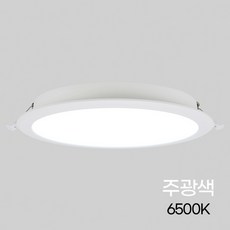 비츠온 LED 다운라이트 슬림 8인치 40W 주광색 6500K 방습형, 1개