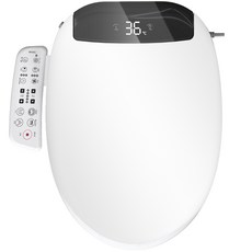 Munjjing IPX5 방수 비데 자동노즐세척 필터리스 무드등 자동감응 온풍건조 키즈/여성모드, B358C, 고객직접설치